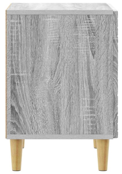 VidaXL Éjjeli asztal 2 pcs Szürke Sonoma 43 x 34,5 x 50 cm Szerelt Fa