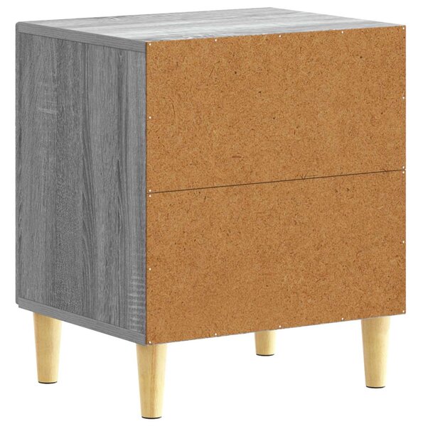 VidaXL Éjjeli asztal 2 pcs Szürke Sonoma 43 x 34,5 x 50 cm Szerelt Fa