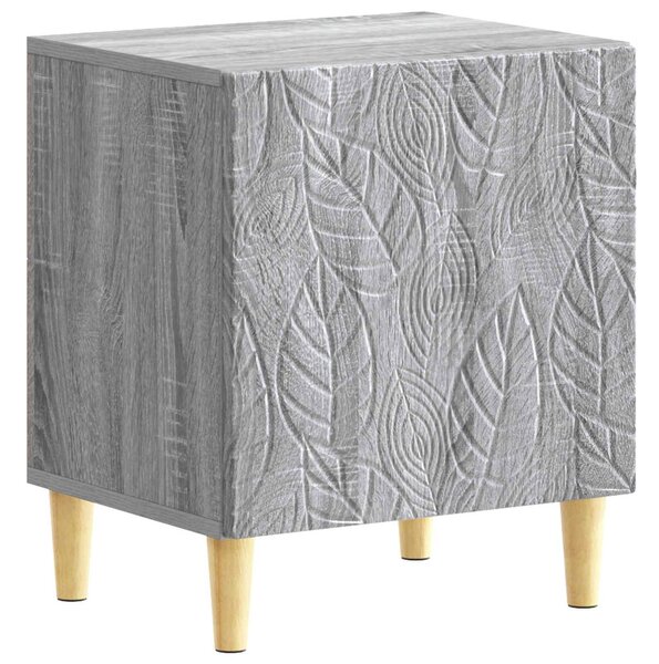 VidaXL Éjjeli asztal 2 pcs Szürke Sonoma 43 x 34,5 x 50 cm Szerelt Fa