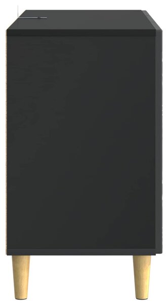 Széf Fekete 89 x 34,5 x 60 cm Szerelt Fa