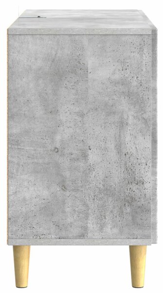Széf Betonszürke 89 x 34,5 x 60 cm Szerelt Fa