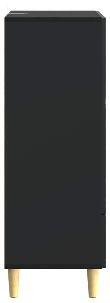 Széf Fekete 66 x 34,5 x 95 cm Szerelt Fa