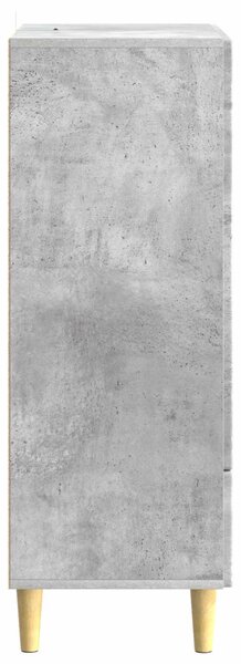 Széf Betonszürke 66 x 34,5 x 95 cm Szerelt Fa