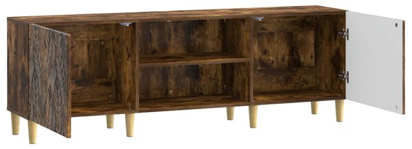 TV szekrény 150 x 31 x 50 cm Füstös Tölgy Szerelt Fa
