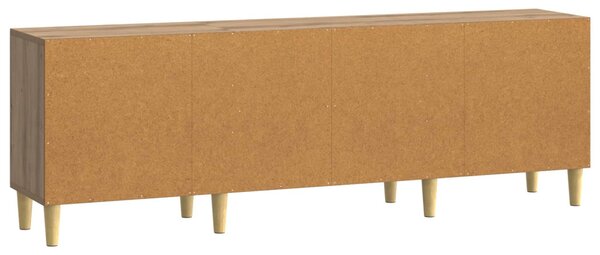 TV szekrény 150 x 31 x 50 cm Kézműves Tölgy Szerelt Fa