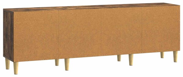 TV szekrény 150 x 31 x 50 cm Füstös Tölgy Szerelt Fa