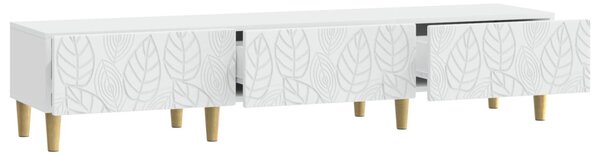 TV szekrény 147 x 34,5 x 30 cm Fehér Szerelt Fa