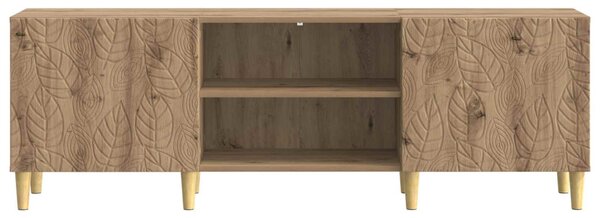TV szekrény 150 x 31 x 50 cm Kézműves Tölgy Szerelt Fa