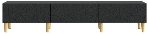 TV szekrény 147 x 34,5 x 30 cm Fekete Szerelt Fa