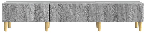 TV szekrény 147 x 34,5 x 30 cm Szürke Sonoma Szerelt Fa