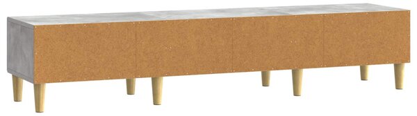 TV szekrény 147 x 34,5 x 30 cm Betonszürke Szerelt Fa