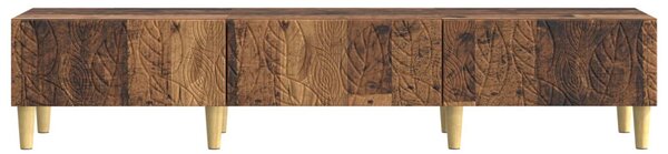 TV szekrény 147 x 34,5 x 30 cm Antik Fa Szerelt Fa