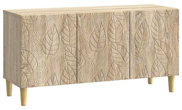 TV szekrény 99 x 34,5 x 50 cm Sonoma Tölgy Szerelt Fa