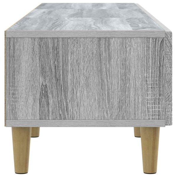 TV szekrény 147 x 34,5 x 30 cm Szürke Sonoma Szerelt Fa