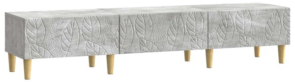 TV szekrény 147 x 34,5 x 30 cm Betonszürke Szerelt Fa