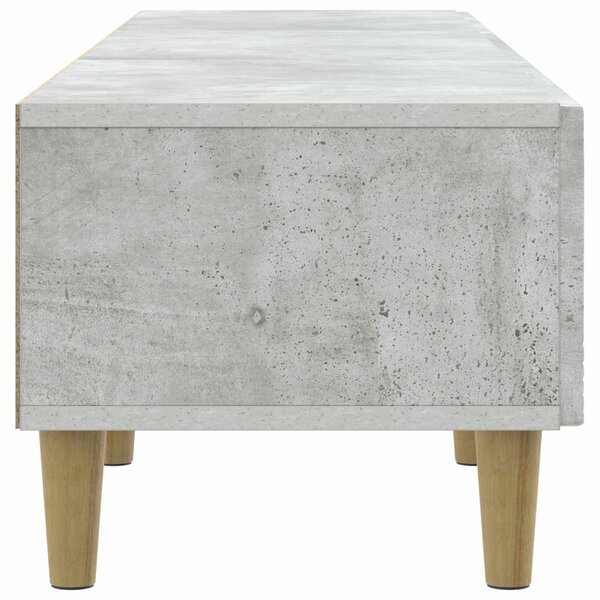 TV szekrény 147 x 34,5 x 30 cm Betonszürke Szerelt Fa