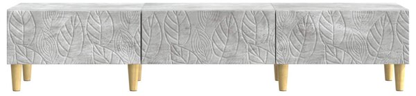 TV szekrény 147 x 34,5 x 30 cm Betonszürke Szerelt Fa