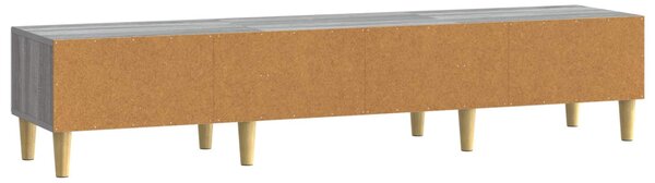 TV szekrény 147 x 34,5 x 30 cm Szürke Sonoma Szerelt Fa