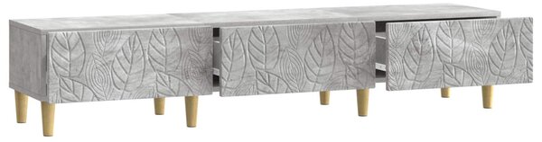 TV szekrény 147 x 34,5 x 30 cm Betonszürke Szerelt Fa