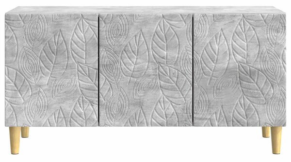 TV szekrény 99 x 34,5 x 50 cm Betonszürke Szerelt Fa