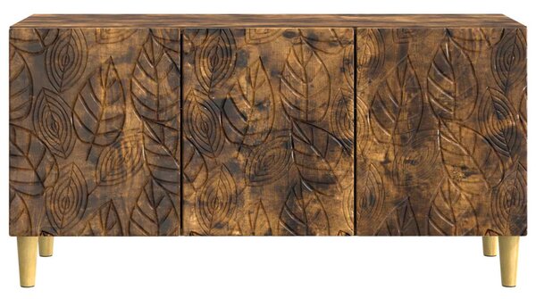 TV szekrény 99 x 34,5 x 50 cm Füstös Tölgy Szerelt Fa