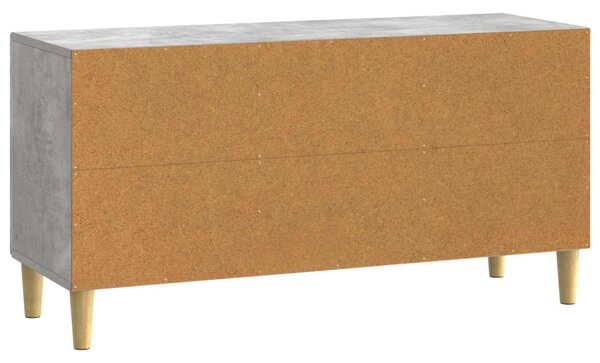 TV szekrény 99 x 34,5 x 50 cm Betonszürke Szerelt Fa