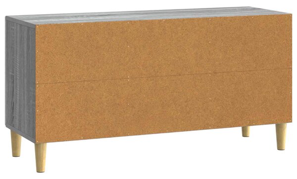 TV szekrény 99 x 34,5 x 50 cm Szürke Sonoma Szerelt Fa