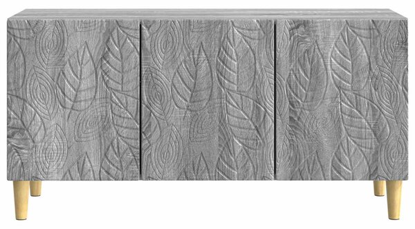 TV szekrény 99 x 34,5 x 50 cm Szürke Sonoma Szerelt Fa