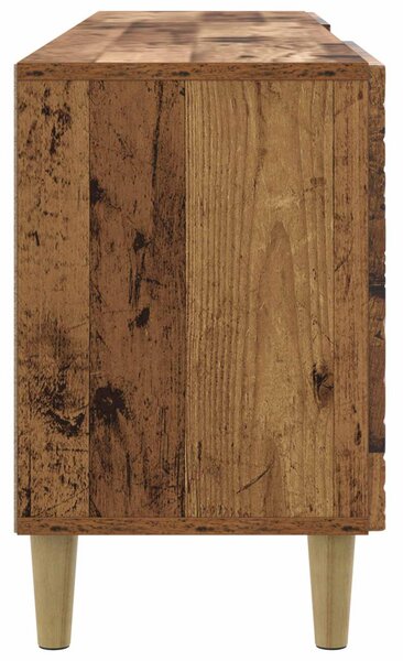 TV szekrény 99 x 34,5 x 50 cm Antik Fa Szerelt Fa