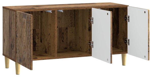 TV szekrény 99 x 34,5 x 50 cm Antik Fa Szerelt Fa