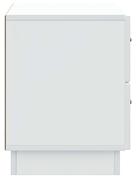 VidaXL Éjjeliszekrény fiókkal Fehér 62 x 34,5 x 44,5 cm Szerelt Fa