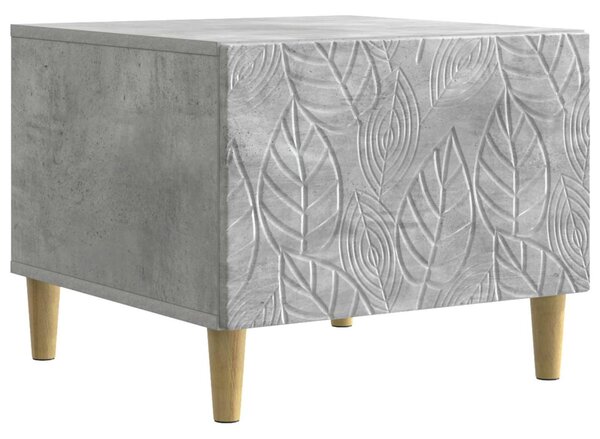 Dohányzóasztal Betonszürke 50 x 49 x 40 cm Szerelt Fa