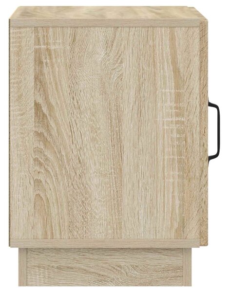 VidaXL Éjjeli asztal 2 pcs Sonoma Tölgy 43 x 34,5 x 47 cm Szerelt Fa