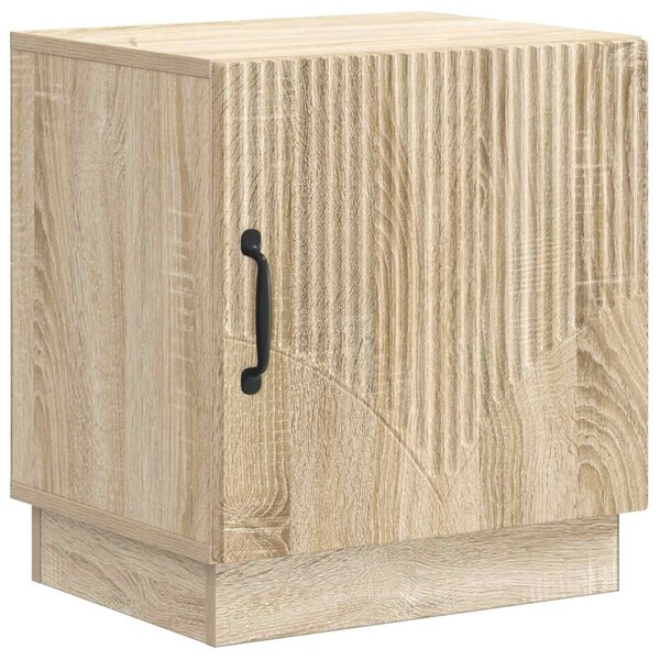 VidaXL Éjjeli asztal 2 pcs Sonoma Tölgy 43 x 34,5 x 47 cm Szerelt Fa