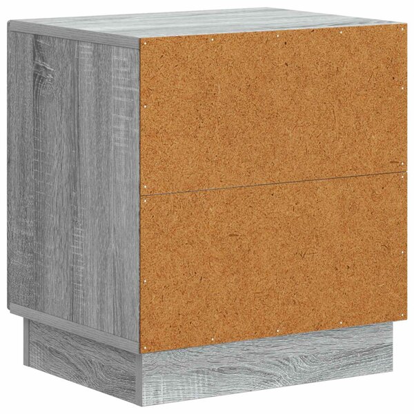 VidaXL Éjjeli asztal 2 pcs Szürke Sonoma 43 x 34,5 x 47 cm Szerelt Fa