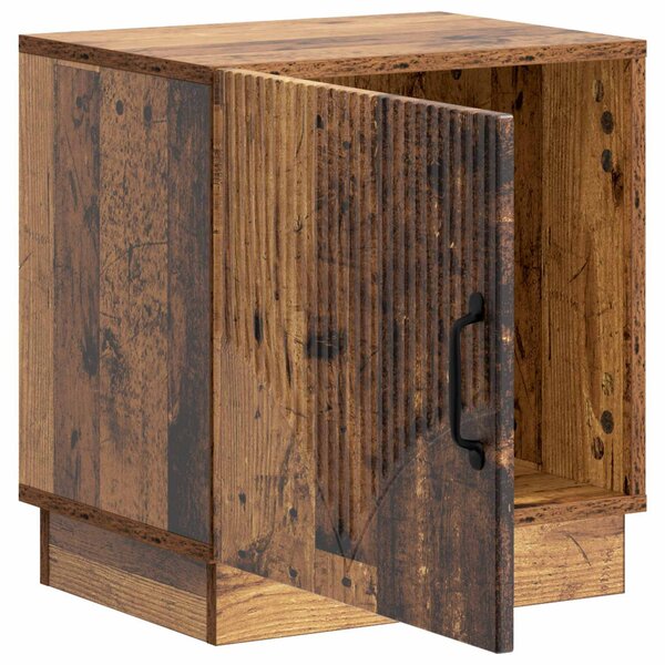 VidaXL Éjjeli asztal Antik Fa 43 x 34,5 x 47 cm Szerelt Fa