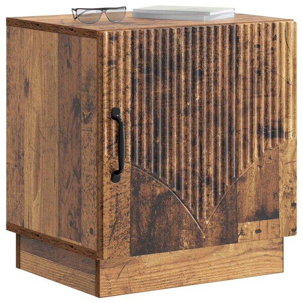VidaXL Éjjeli asztal 2 pcs Antik Fa 43 x 34,5 x 47 cm Szerelt Fa
