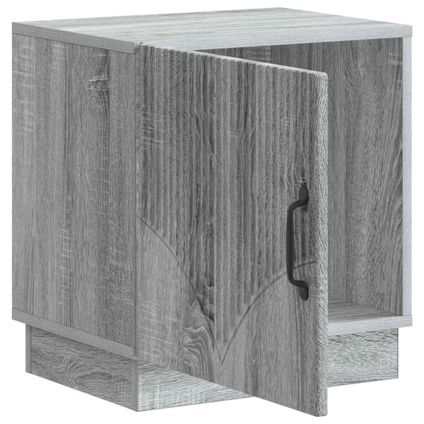 VidaXL Éjjeli asztal 2 pcs Szürke Sonoma 43 x 34,5 x 47 cm Szerelt Fa