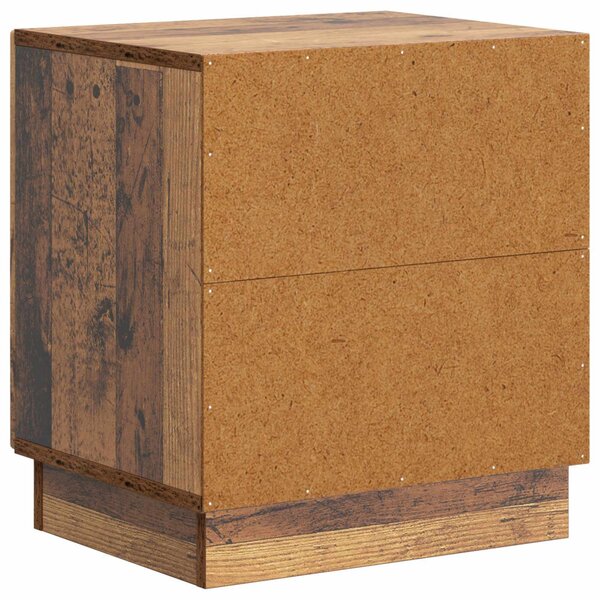 VidaXL Éjjeli asztal 2 pcs Antik Fa 43 x 34,5 x 47 cm Szerelt Fa