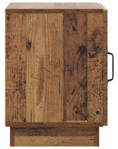 VidaXL Éjjeli asztal Antik Fa 43 x 34,5 x 47 cm Szerelt Fa