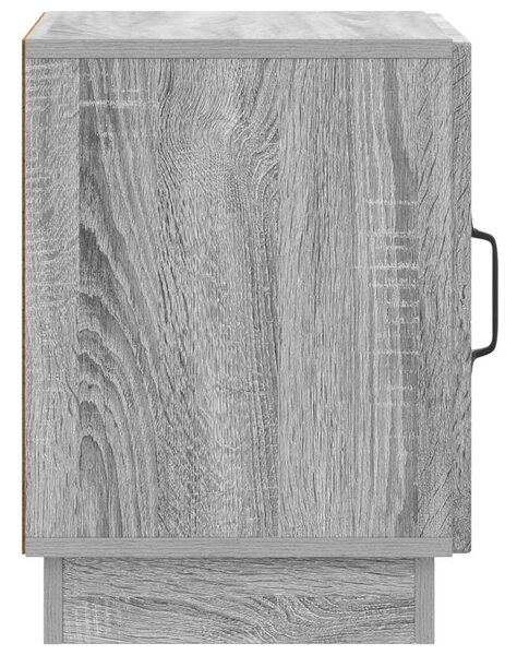 VidaXL Éjjeli asztal 2 pcs Szürke Sonoma 43 x 34,5 x 47 cm Szerelt Fa