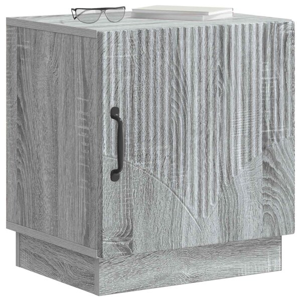 VidaXL Éjjeli asztal 2 pcs Szürke Sonoma 43 x 34,5 x 47 cm Szerelt Fa