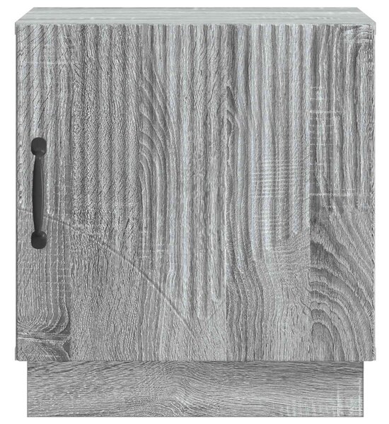 VidaXL Éjjeli asztal 2 pcs Szürke Sonoma 43 x 34,5 x 47 cm Szerelt Fa