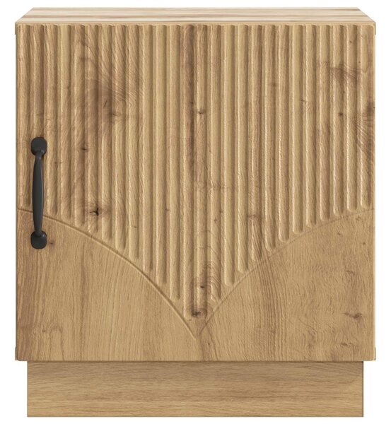 VidaXL Éjjeli asztal 2 pcs Kézműves Tölgy színű 43 x 34,5 x 47 cm