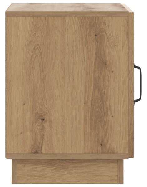 VidaXL Éjjeli asztal 2 pcs Kézműves Tölgy színű 43 x 34,5 x 47 cm
