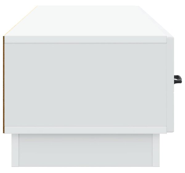 TV szekrény fiókkal Fehér 147 x 34,5 x 27 cm Szerelt Fa