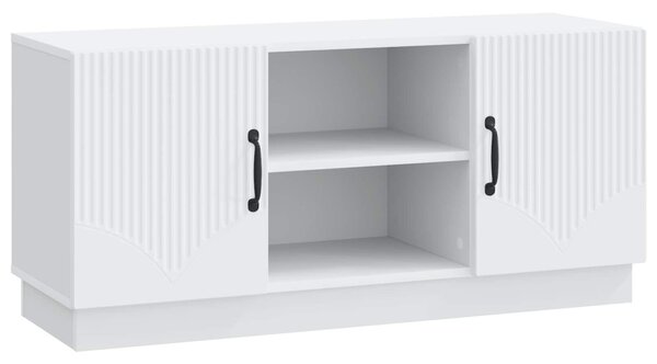 TV szekrény Fehér 102 x 34,5 x 47 cm Szerelt Fa