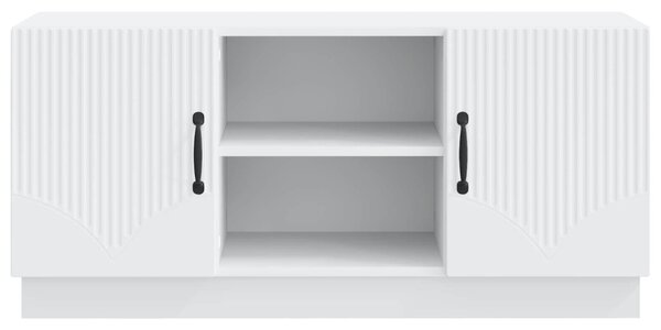 TV szekrény Fehér 102 x 34,5 x 47 cm Szerelt Fa