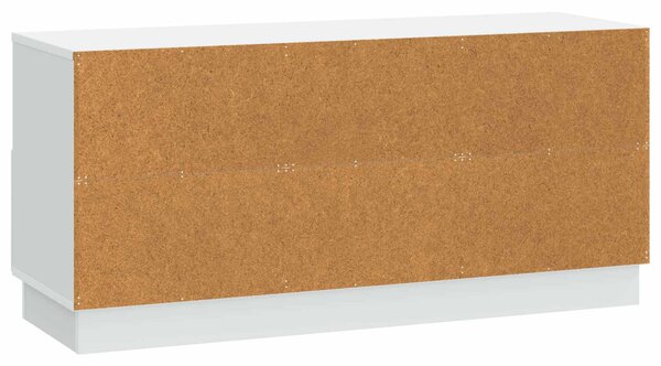 TV szekrény fiókkal Fehér 102 x 34,5 x 47 cm Szerelt Fa