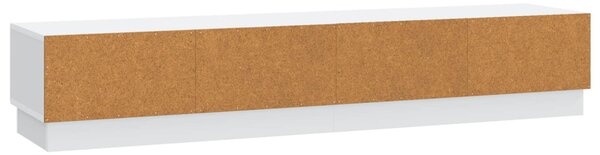 TV szekrény fiókkal Fehér 147 x 34,5 x 27 cm Szerelt Fa